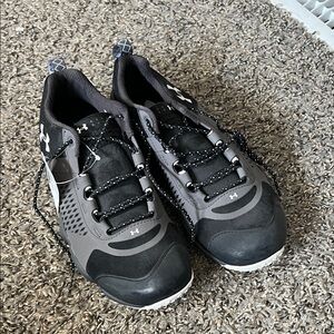 Under Armour Black and Gray Athletic Shoes